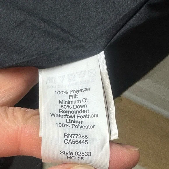 J.Crew Herringbone Quilted Puffer Vest – Black/Cream, Women’s S (Down Fill) - Picture 7 of 8